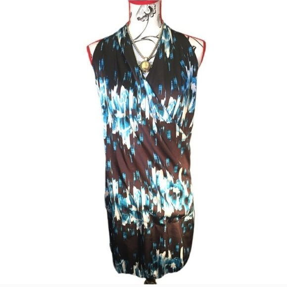 Derek Lam Sleeveless Wrap Dress Sz L - Picture 4 of 6